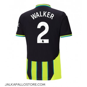 Manchester City Kyle Walker #2 Vieraspaita 2024-25 Lyhythihainen